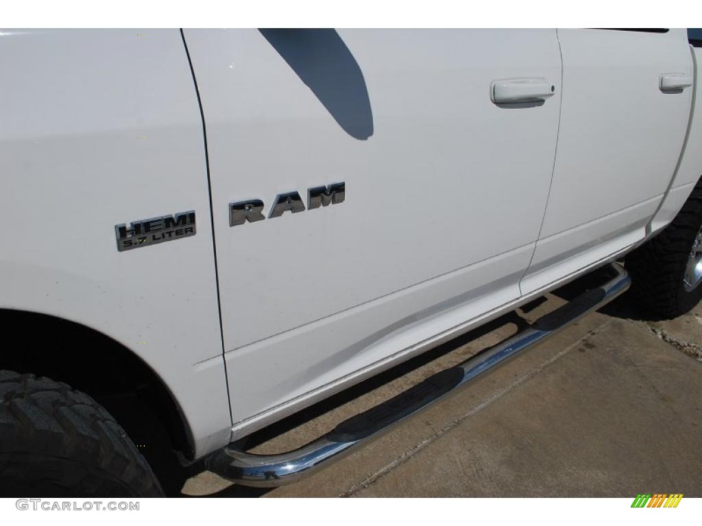 2009 Ram 1500 Sport Crew Cab - Stone White / Dark Slate/Medium Graystone photo #10