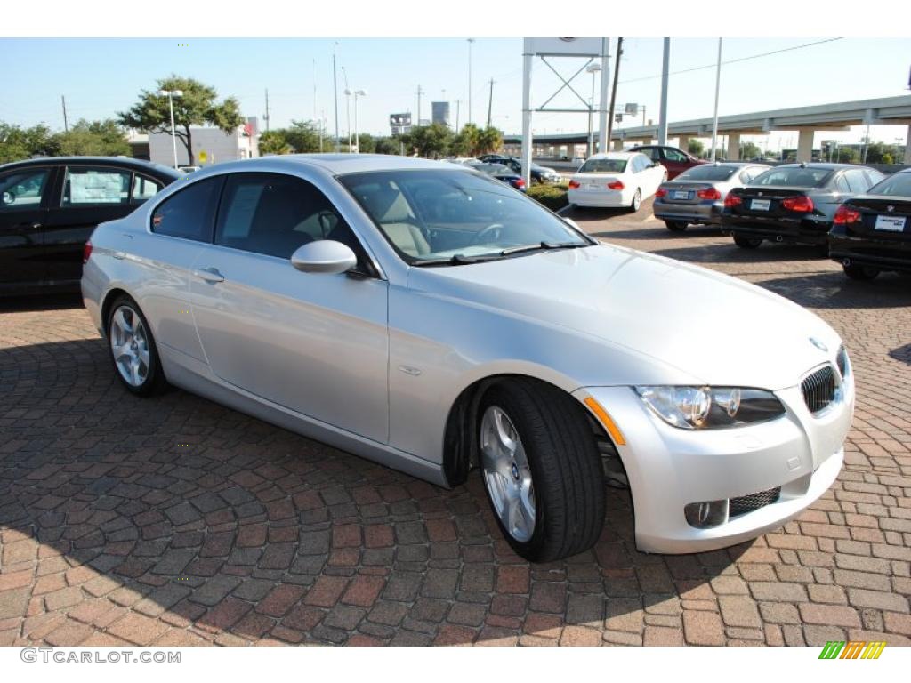 2008 3 Series 328i Coupe - Titanium Silver Metallic / Gray photo #7
