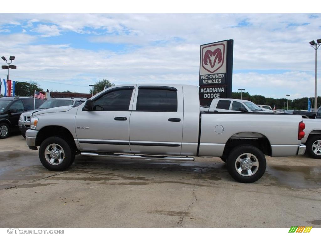 2008 Ram 1500 SLT Mega Cab 4x4 - Bright Silver Metallic / Medium Slate Gray photo #2