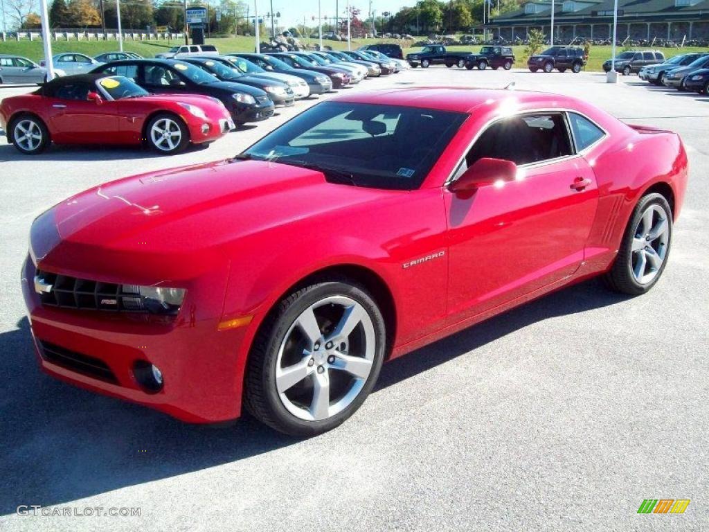 2011 Camaro LT/RS Coupe - Victory Red / Black photo #9