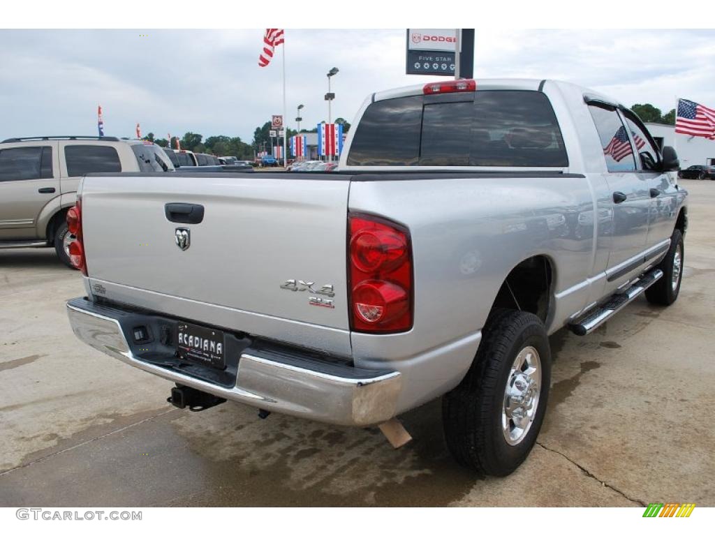 2008 Ram 1500 SLT Mega Cab 4x4 - Bright Silver Metallic / Medium Slate Gray photo #4