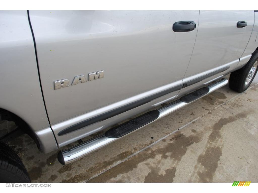 2008 Ram 1500 SLT Mega Cab 4x4 - Bright Silver Metallic / Medium Slate Gray photo #9