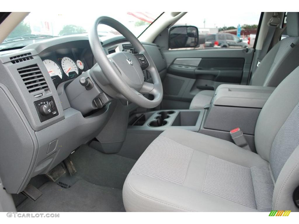 Medium Slate Gray Interior 2008 Dodge Ram 1500 SLT Mega Cab 4x4 Photo #38245327