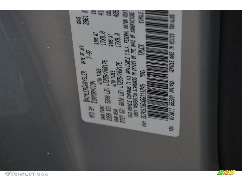 2008 Ram 1500 SLT Mega Cab 4x4 - Bright Silver Metallic / Medium Slate Gray photo #23