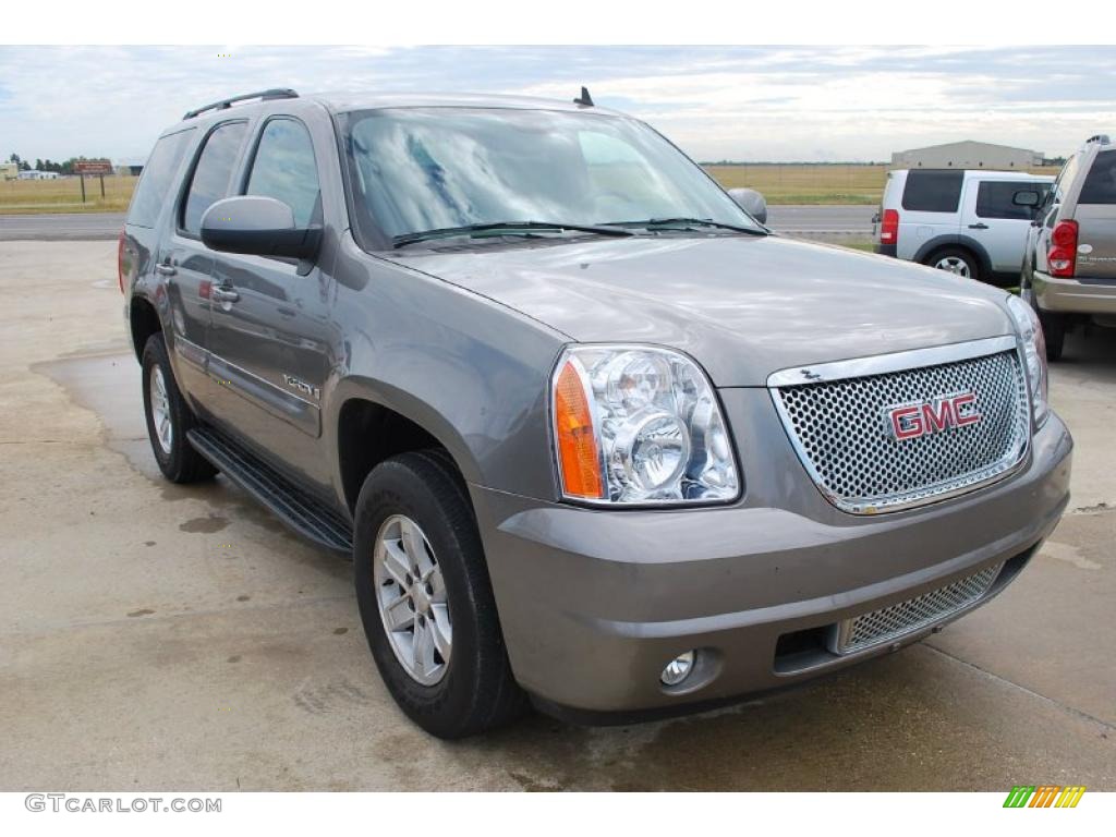 Steel Gray Metallic 2008 GMC Yukon SLE Exterior Photo #38245647