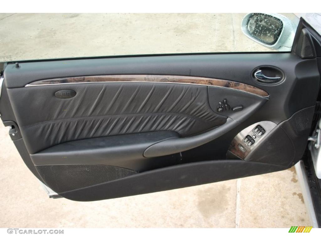 Charcoal Interior 2006 Mercedes-Benz CLK 500 Coupe Photo #38246695