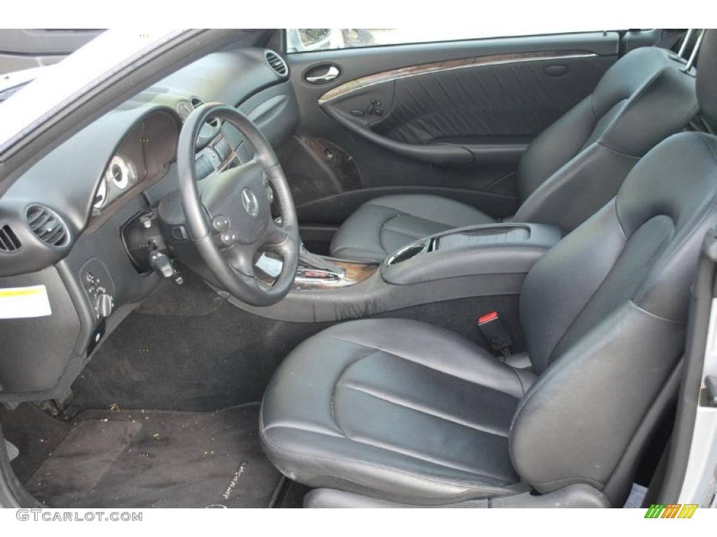 Charcoal Interior 2006 Mercedes-Benz CLK 500 Coupe Photo #38246711