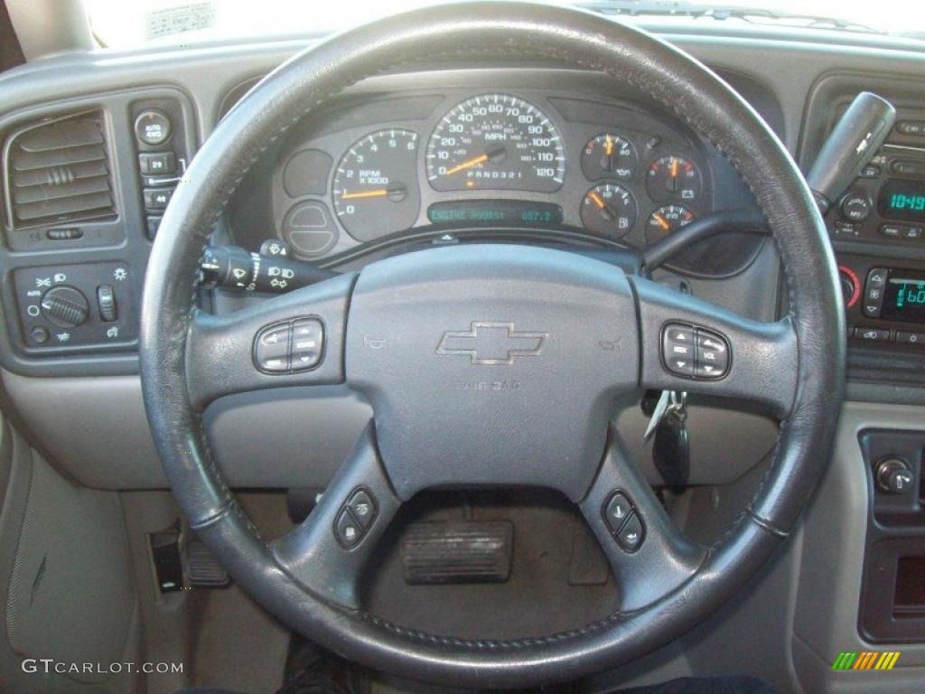 2006 Chevrolet Suburban LT 1500 4x4 Tan/Neutral Steering Wheel Photo #38246739
