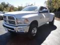 2011 Bright White Dodge Ram 3500 HD Laramie Mega Cab 4x4 Dually  photo #3