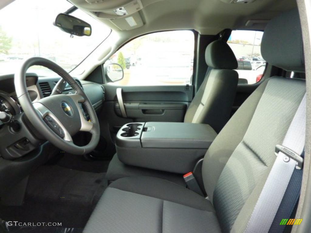 Ebony Interior 2011 Chevrolet Silverado 2500HD LT Extended Cab 4x4 Photo #38248619