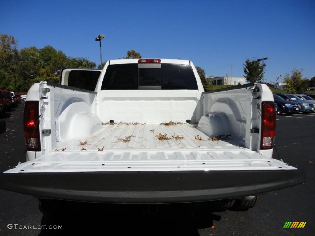 2011 Ram 3500 HD Laramie Mega Cab 4x4 Dually - Bright White / Light Pebble Beige/Bark Brown photo #9