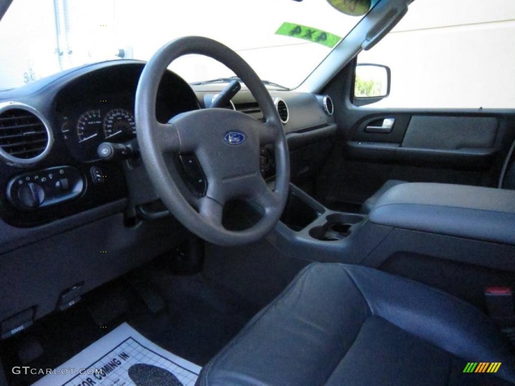 2003 Expedition XLT 4x4 - Oxford White / Flint Grey photo #5