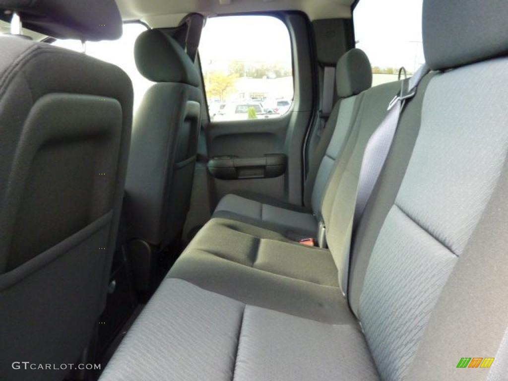 Ebony Interior 2011 Chevrolet Silverado 2500HD LT Extended Cab 4x4 Photo #38248755