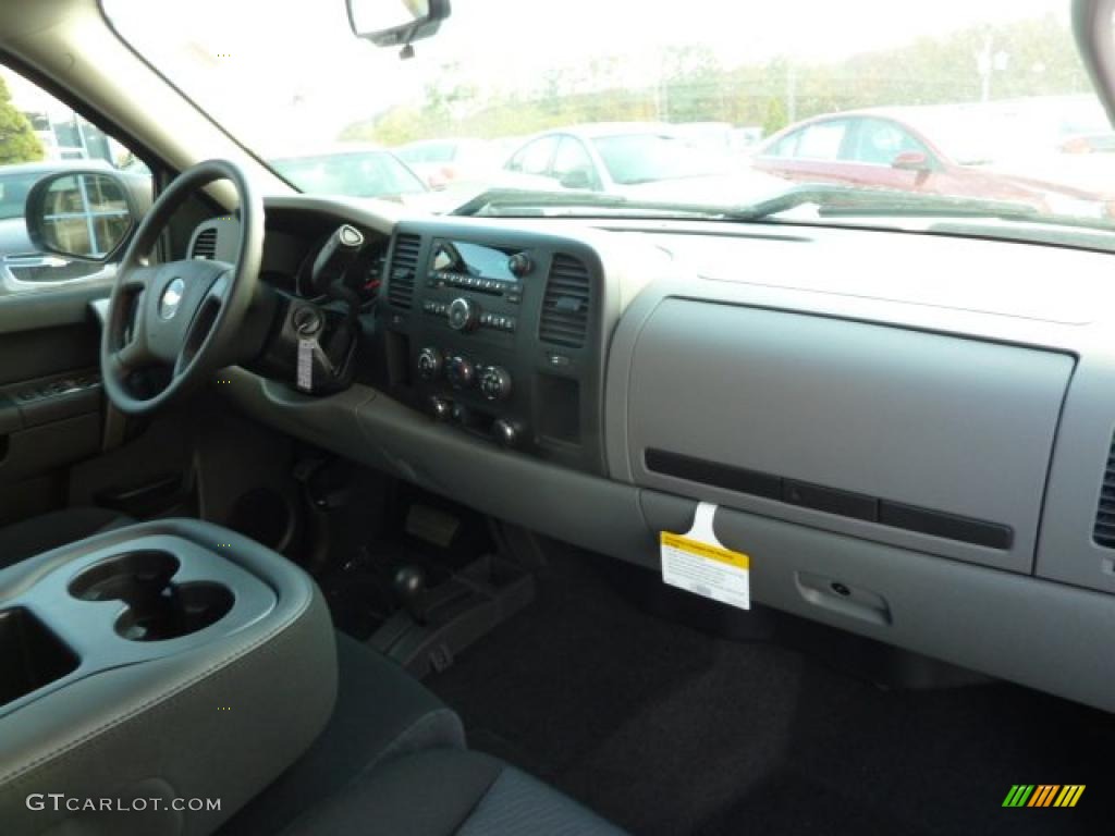 2011 Chevrolet Silverado 1500 LS Extended Cab 4x4 Dark Titanium Dashboard Photo #38248971