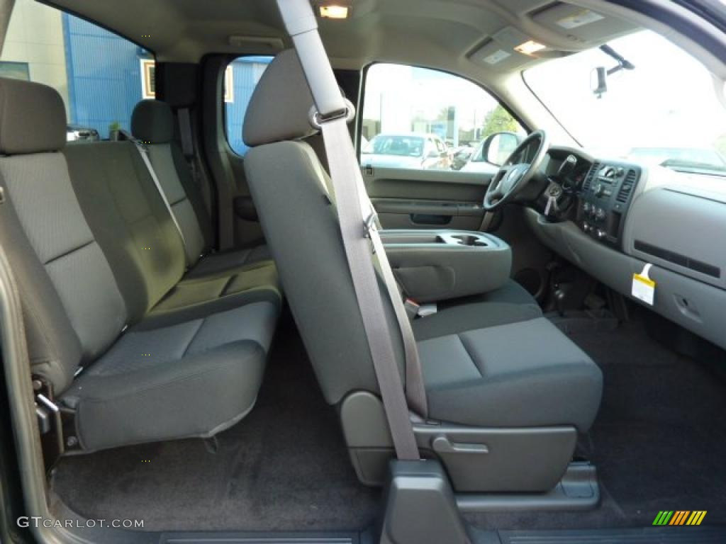 Dark Titanium Interior 2011 Chevrolet Silverado 1500 LS Extended Cab 4x4 Photo #38248991