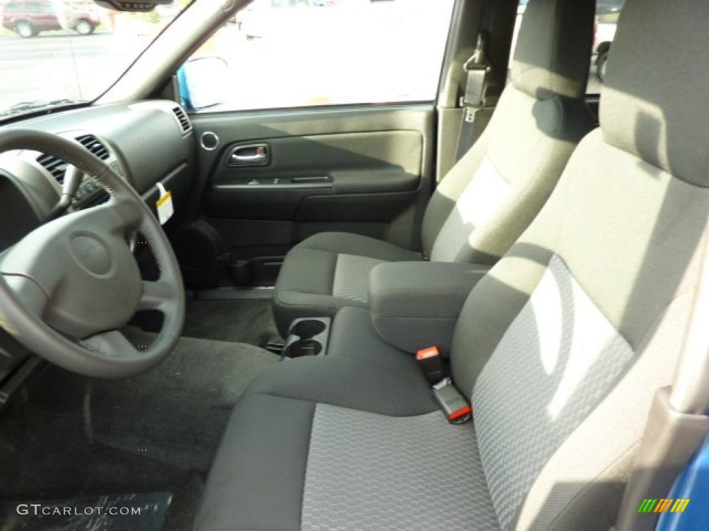 Ebony Interior 2011 Chevrolet Colorado LT Crew Cab 4x4 Photo #38250523