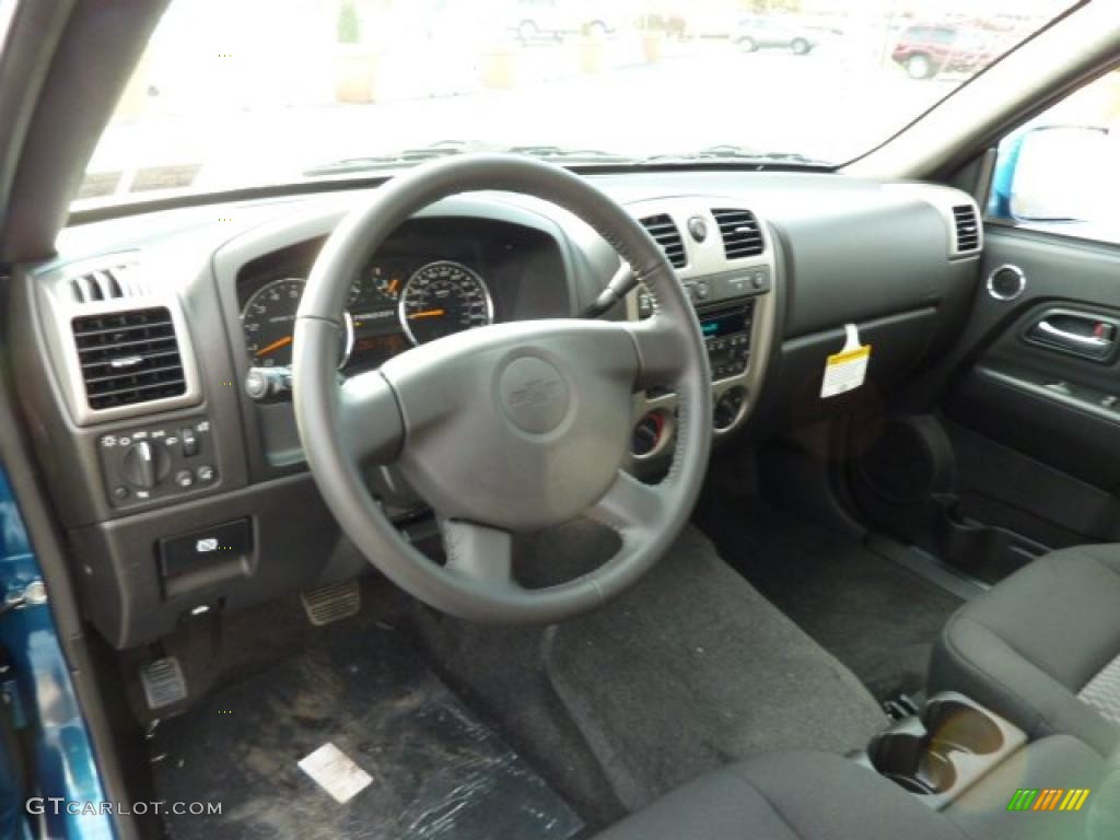 2011 Chevrolet Colorado LT Crew Cab 4x4 Ebony Dashboard Photo #38250611