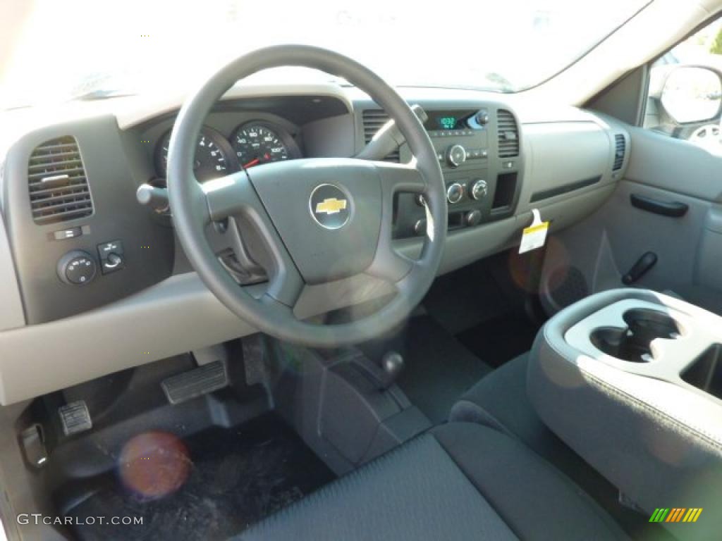 2011 Chevrolet Silverado 1500 Extended Cab 4x4 Dark Titanium Dashboard Photo #38250855