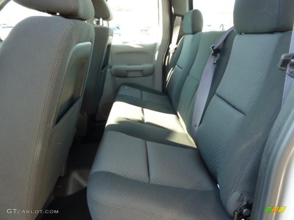 Dark Titanium Interior 2011 Chevrolet Silverado 1500 Extended Cab 4x4 Photo #38250895