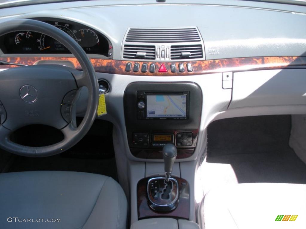 2001 Mercedes-Benz S 500 Sedan Ash Dashboard Photo #38251003