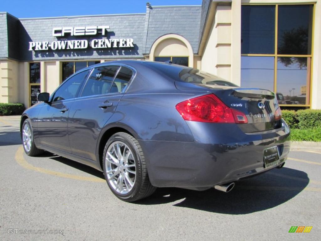 2007 G 35 Journey Sedan - Blue Slate Metallic / Stone Gray photo #5