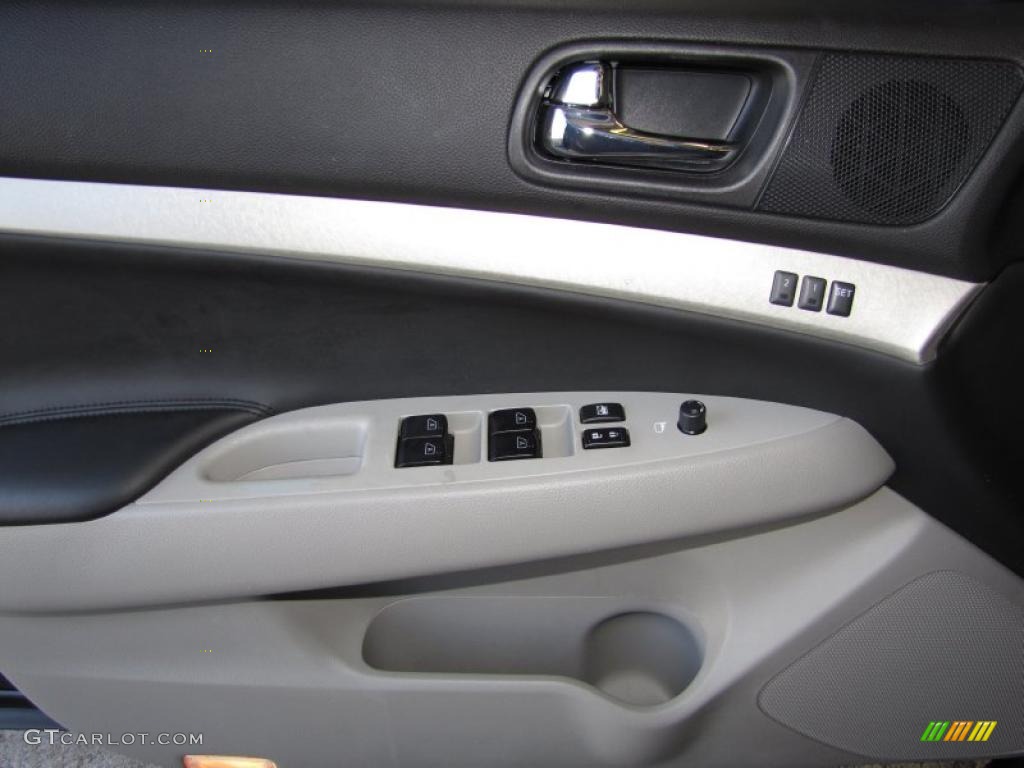 2007 G 35 Journey Sedan - Blue Slate Metallic / Stone Gray photo #10