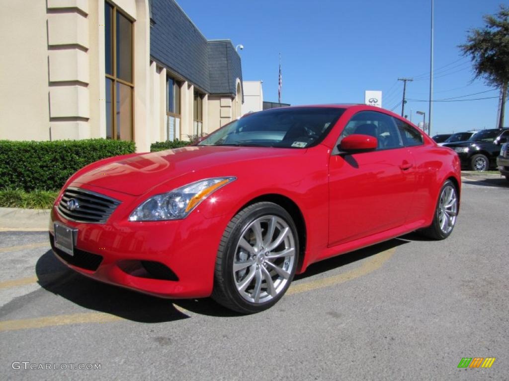Vibrant Red 2009 Infiniti G 37 S Sport Coupe Exterior Photo #38252331