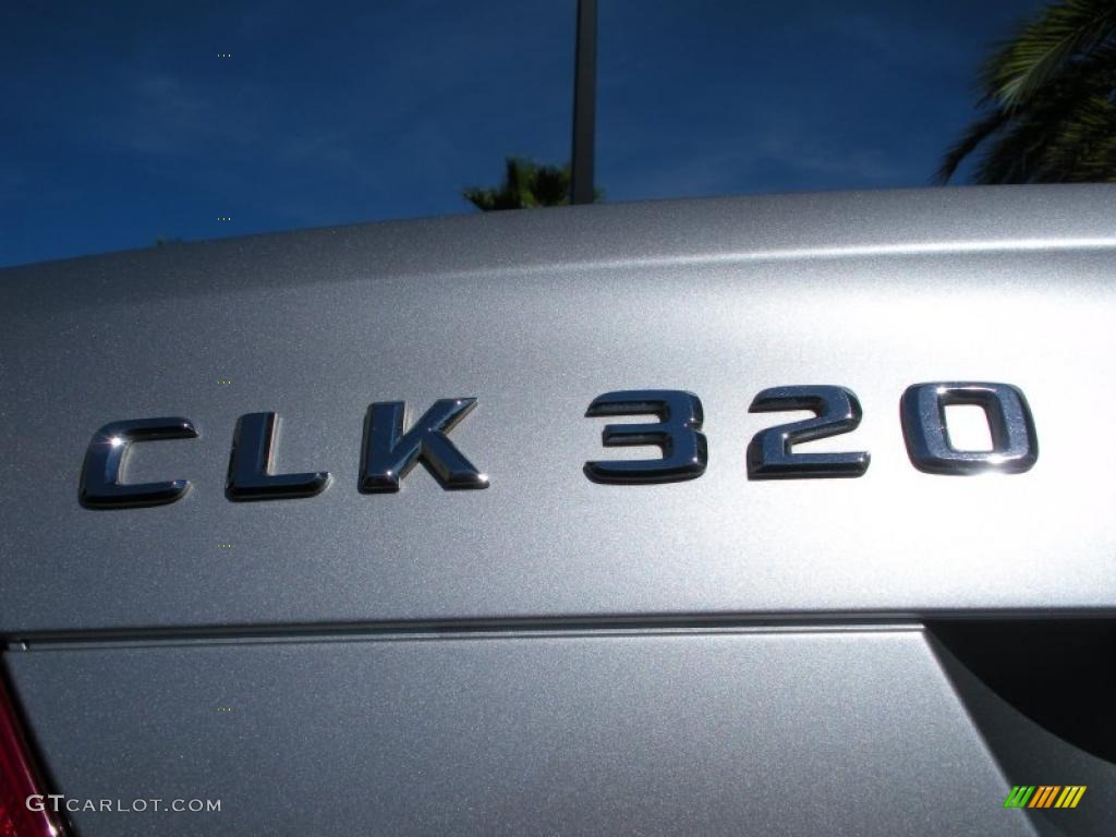 2005 CLK 320 Cabriolet - Brilliant Silver Metallic / Ash photo #14