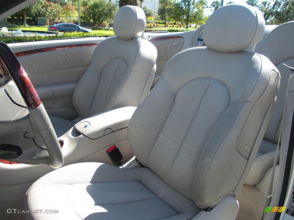 Ash Interior 2005 Mercedes-Benz CLK 320 Cabriolet Photo #38252475