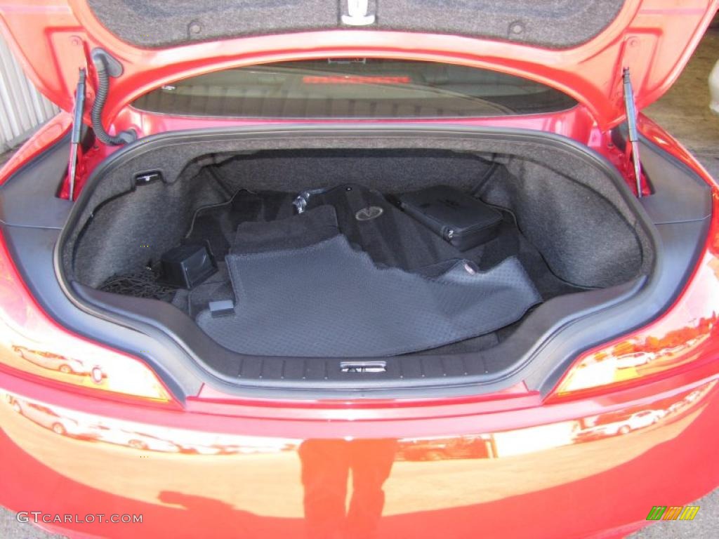 2009 Infiniti G 37 S Sport Coupe Trunk Photo #38252627