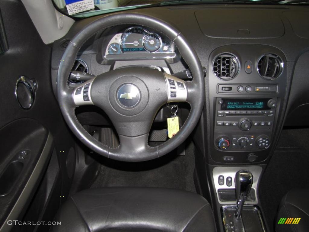 2008 Chevrolet HHR LT Ebony Black Steering Wheel Photo #38252799
