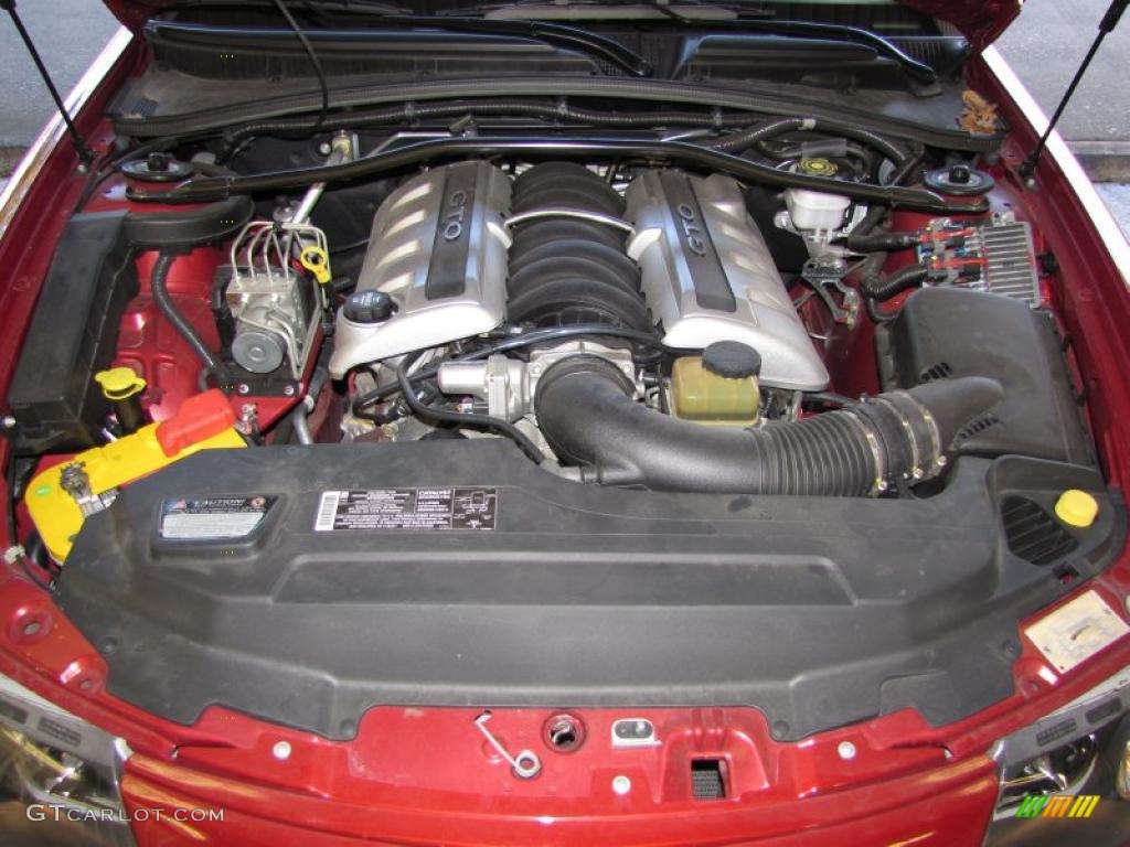 2006 Pontiac GTO Coupe 6.0 Liter OHV 16 Valve LS2 V8 Engine Photo #38253423