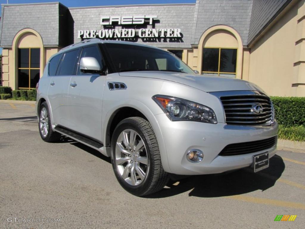 2011 QX 56 - Liquid Platinum / Graphite photo #1