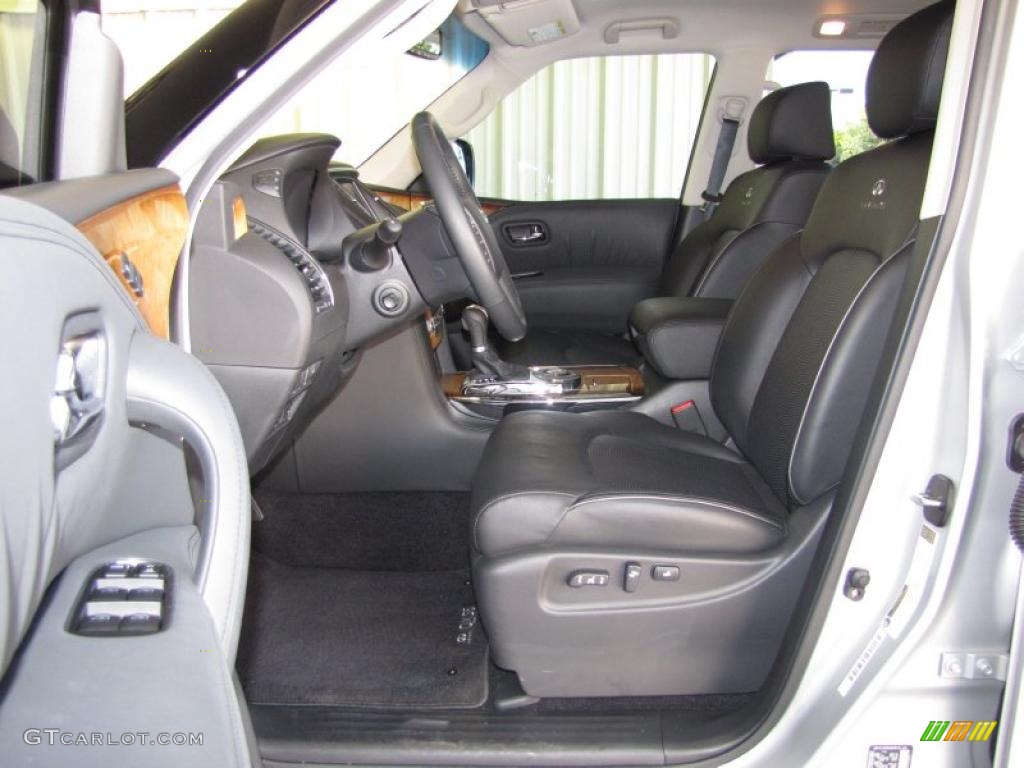 Graphite Interior 2011 Infiniti QX 56 Photo #38253659