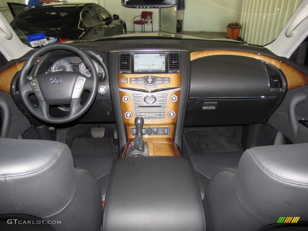 2011 Infiniti QX 56 Graphite Dashboard Photo #38253783