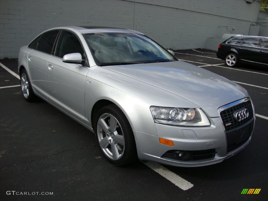 Light Silver Metallic 2008 Audi A6 4.2 quattro Sedan Exterior Photo #38254499
