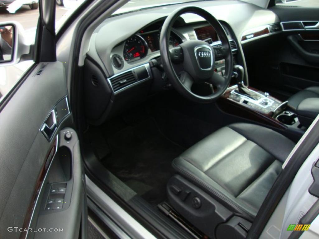 2008 Audi A6 4.2 quattro Sedan Black Dashboard Photo #38254696