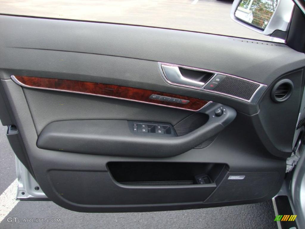 Black Interior 2008 Audi A6 4.2 quattro Sedan Photo #38254712