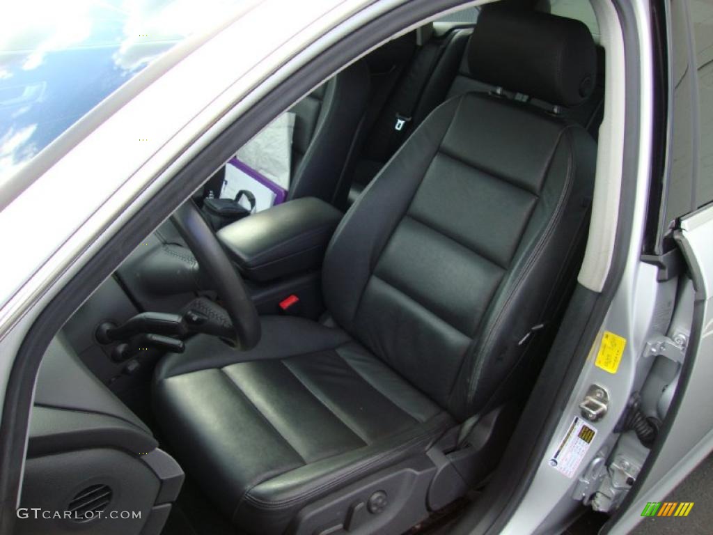 Black Interior 2008 Audi A6 4.2 quattro Sedan Photo #38254776