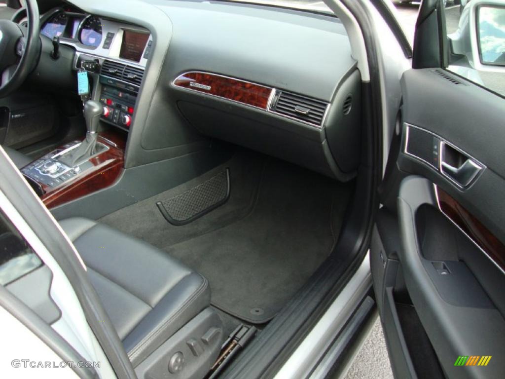 Black Interior 2008 Audi A6 4.2 quattro Sedan Photo #38254784
