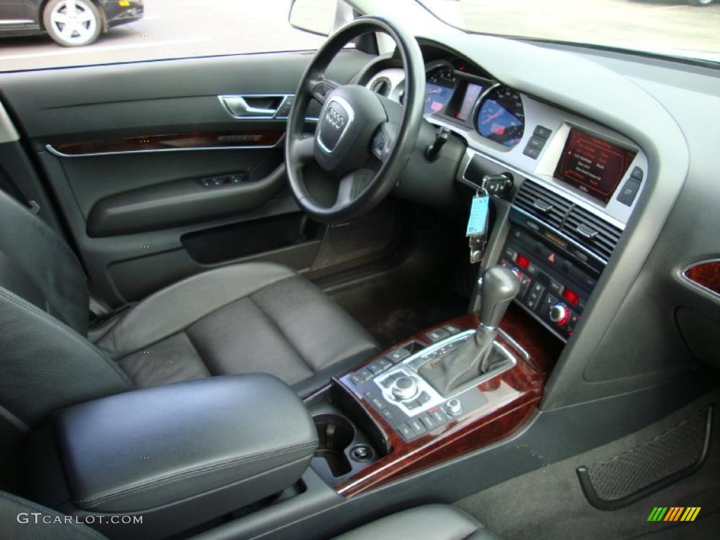 2008 Audi A6 4.2 quattro Sedan Black Dashboard Photo #38254800