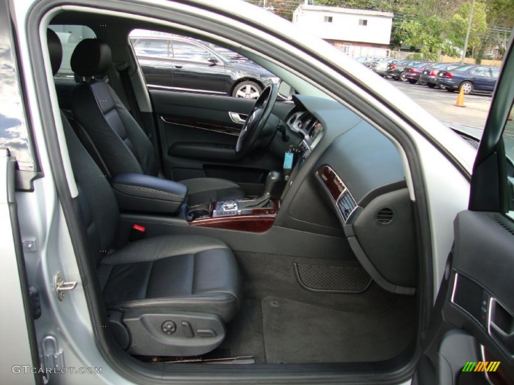 Black Interior 2008 Audi A6 4.2 quattro Sedan Photo #38254816