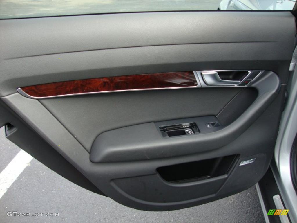 Black Interior 2008 Audi A6 4.2 quattro Sedan Photo #38254880