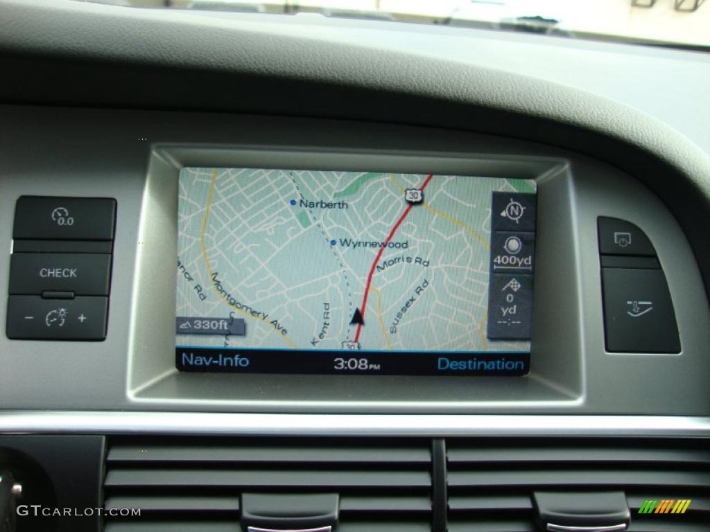 2008 Audi A6 4.2 quattro Sedan Navigation Photo #38255028