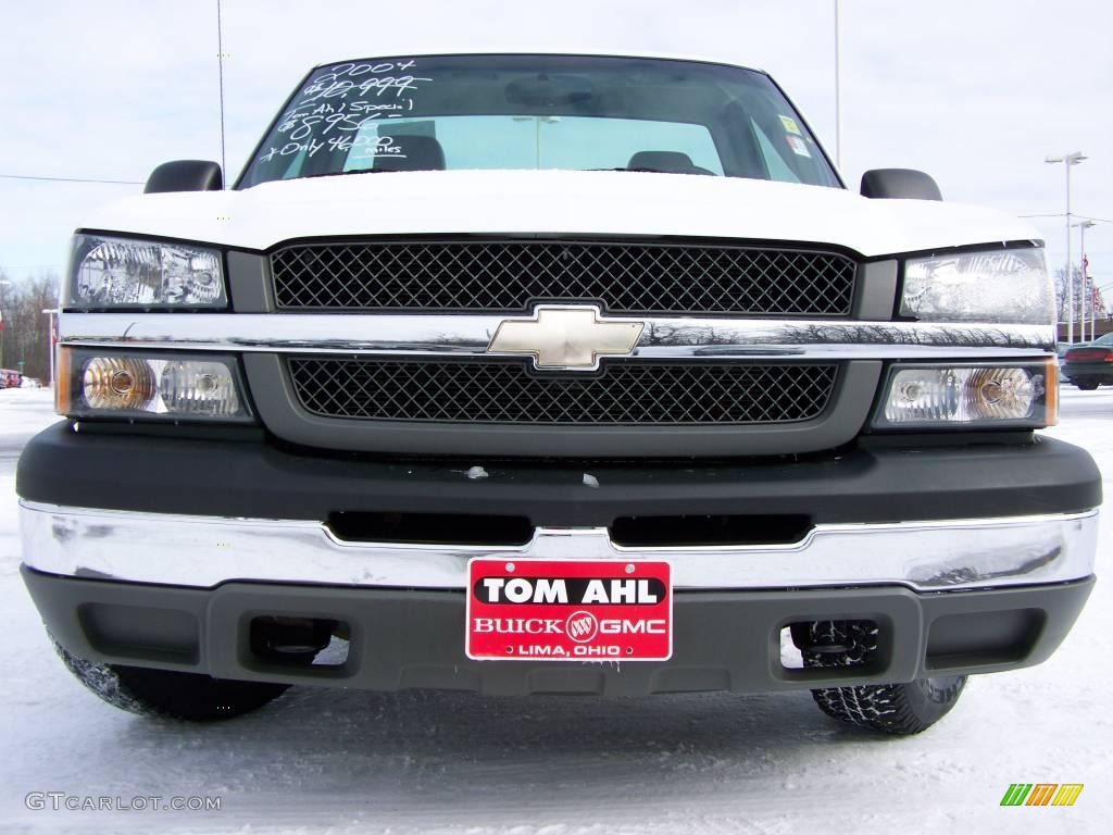 2004 Silverado 1500 Regular Cab - Summit White / Dark Charcoal photo #2