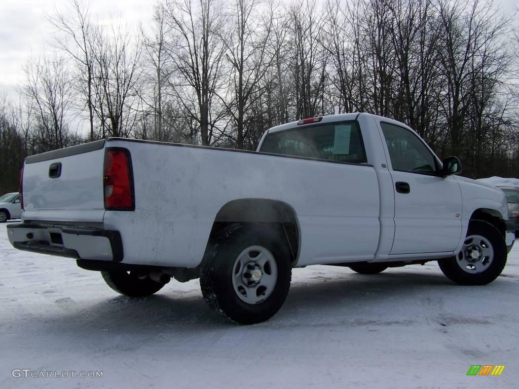 2004 Silverado 1500 Regular Cab - Summit White / Dark Charcoal photo #3