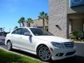 Arctic White 2009 Mercedes-Benz C 300 Sport Exterior