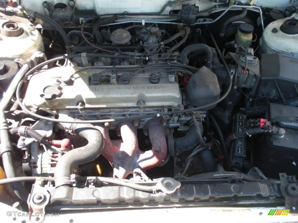 1996 Altima GXE - Cloud White / Beige photo #24