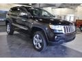 Brilliant Black Crystal Pearl 2011 Jeep Grand Cherokee Overland 4x4 Exterior