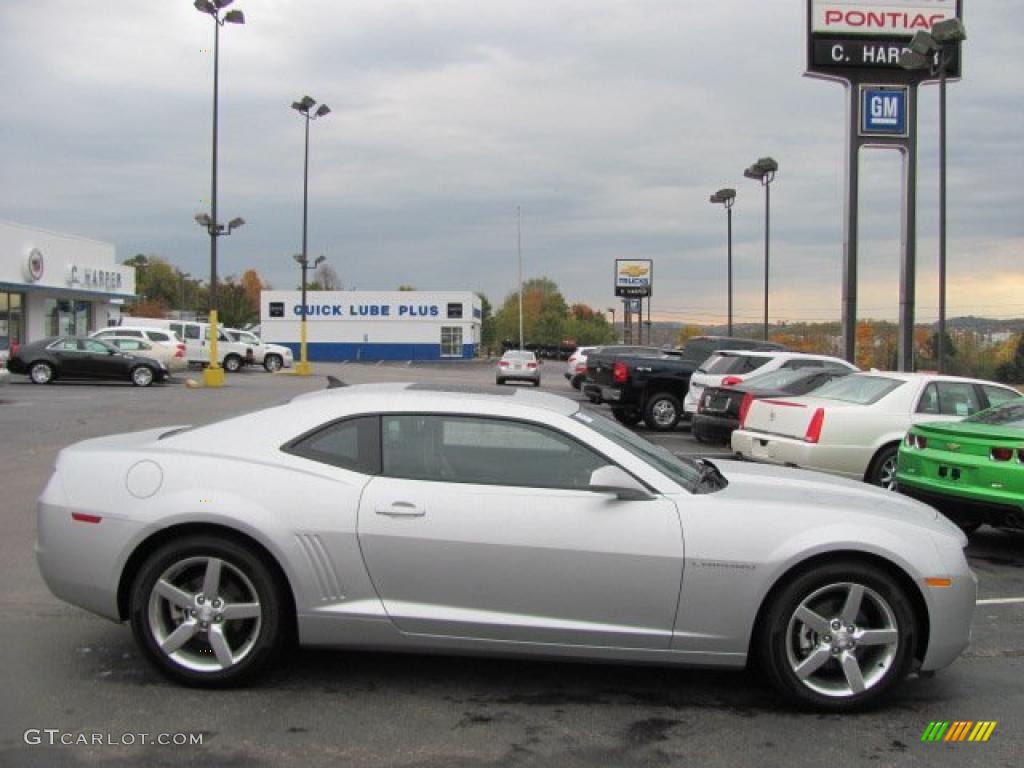 2010 Camaro LT/RS Coupe - Silver Ice Metallic / Black photo #2